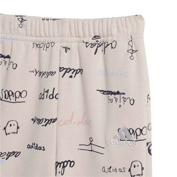 Kinder-Trainingsanzug Adidas Brand Love Jogger Rosa