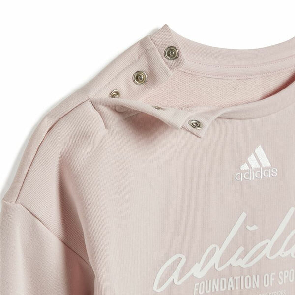 Kinder-Trainingsanzug Adidas Brand Love Jogger Rosa
