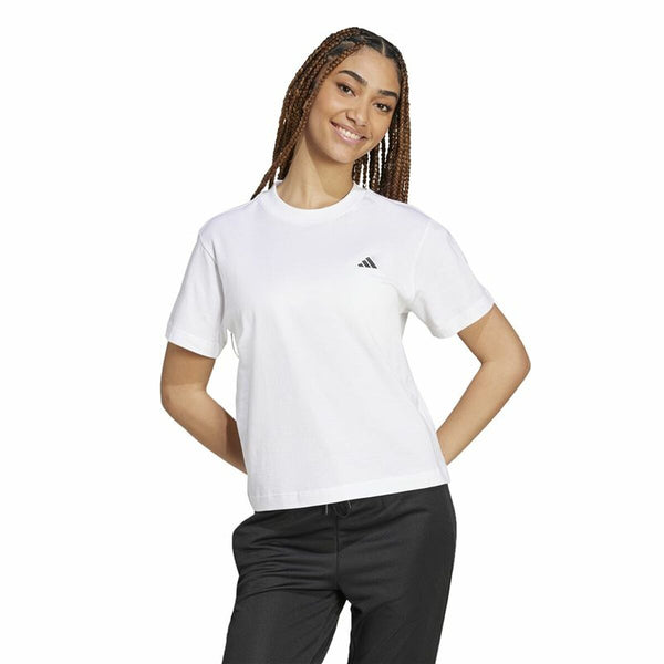 Damen Kurzarm-T-Shirt Adidas Essentials Weiß