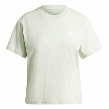 Damen Kurzarm-T-Shirt Adidas Essentials Small Logo grün
