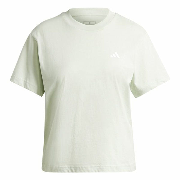 Damen Kurzarm-T-Shirt Adidas Essentials Small Logo grün