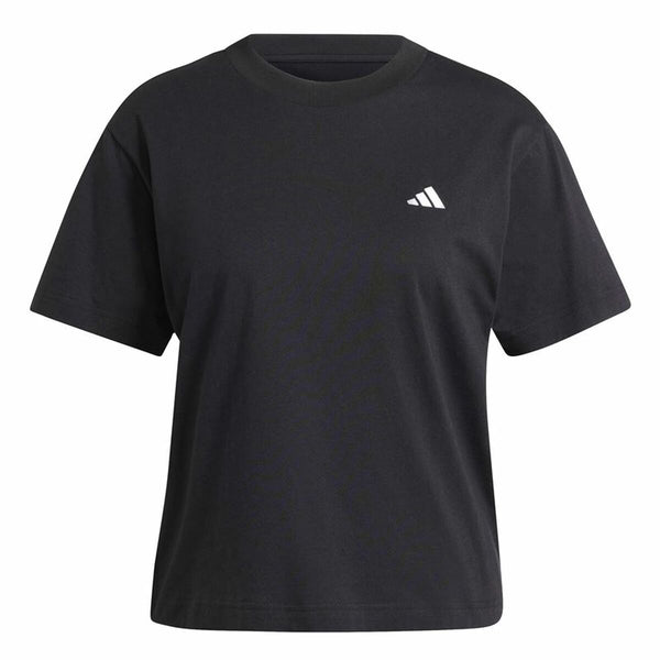 Damen Kurzarm-T-Shirt Adidas Essentials Schwarz