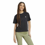 Damen Kurzarm-T-Shirt Adidas Essentials Schwarz