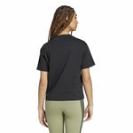 Damen Kurzarm-T-Shirt Adidas Essentials Schwarz