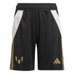 Sport Shorts Adidas Messi Training Short Schwarz
