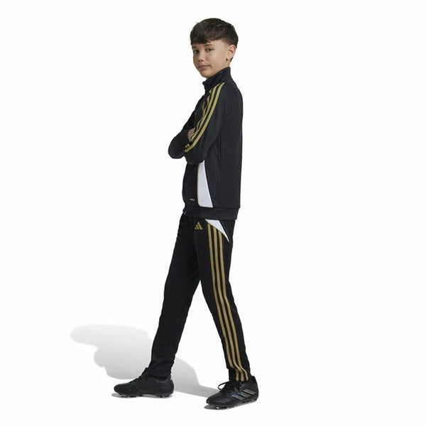 Lange Sporthose Adidas Messi Infantil Schwarz