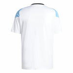 Fußballtrikot T-Shirt Adidas Messi Training Jersey Weiß Blau
