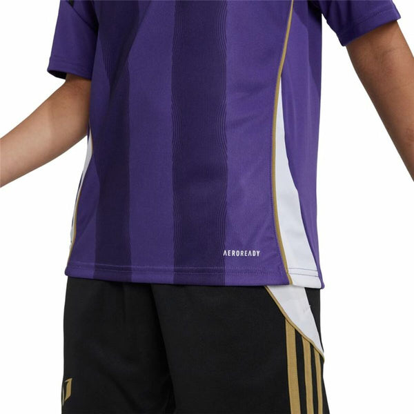 Fußballtrikot T-Shirt Adidas Messi Training Lila