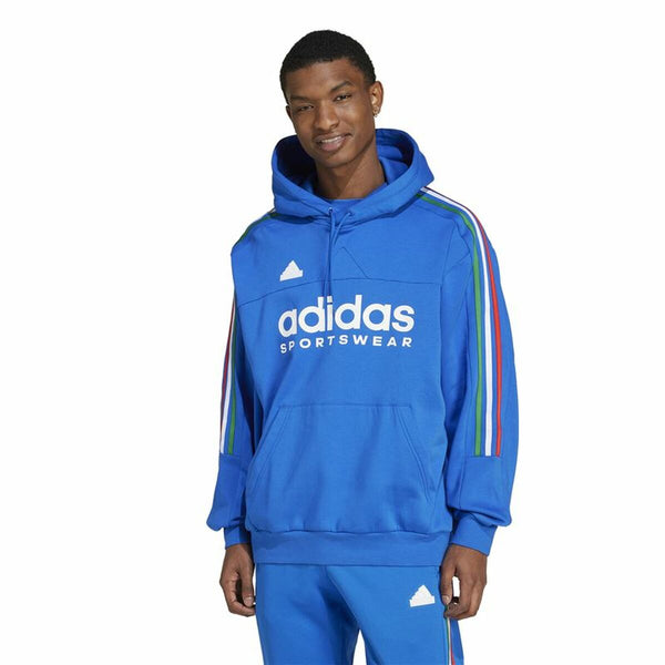 Herren Sweater mit Kapuze Adidas House Of Tiro Nations Blau