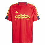 Herren Kurzarm-T-Shirt Adidas Tiro Nations Pack Rot
