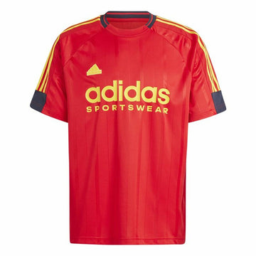 Herren Kurzarm-T-Shirt Adidas Tiro Nations Pack Rot