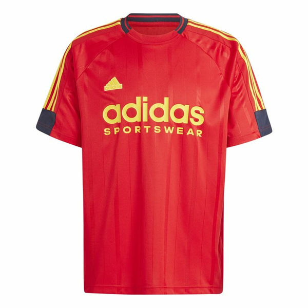 Herren Kurzarm-T-Shirt Adidas Tiro Nations Pack Rot