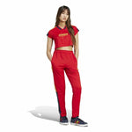 Damen Kurzarm-T-Shirt Adidas Tiro Cut 3  Rot