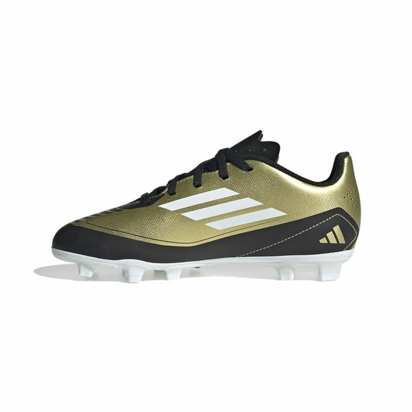 Fußballschuhe für Kinder Adidas F50 Club Messi Weiß Gold