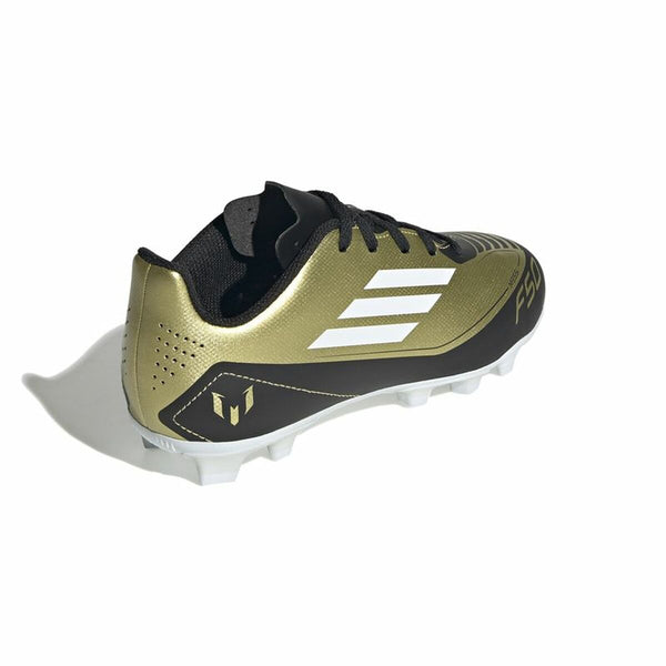Fußballschuhe für Kinder Adidas F50 Club Messi Weiß Gold