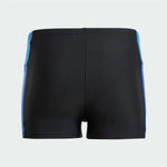 Jungen Badehose Adidas Colorblock 3-Stripes Schwarz