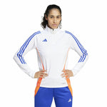 Damen Sweater ohne Kapuze Adidas Tiro24 Training Weiß