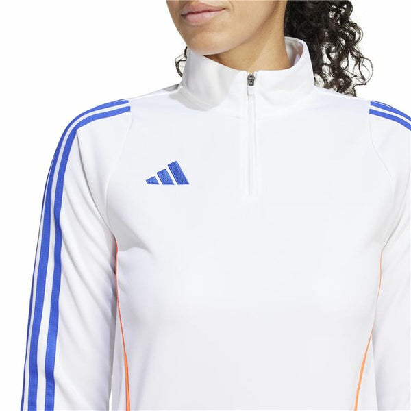 Damen Sweater ohne Kapuze Adidas Tiro24 Training Weiß