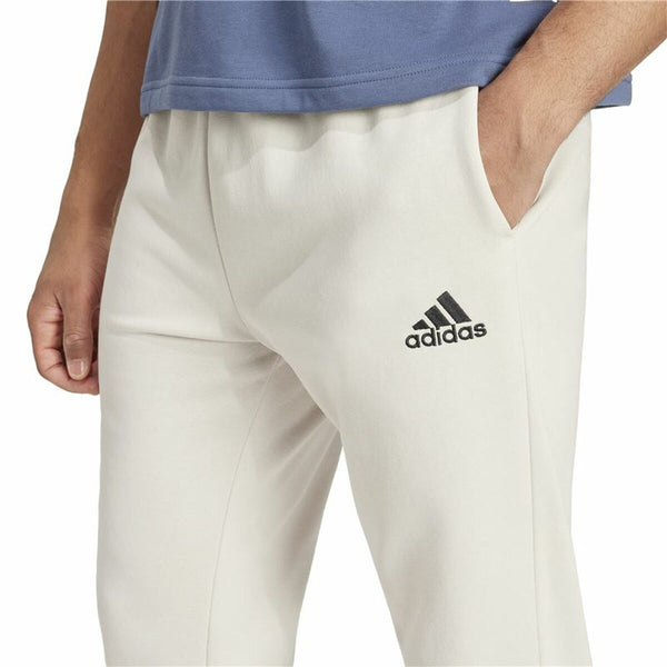 Lange Sporthose Adidas Essentials Fleece Regular Tapered Weiß