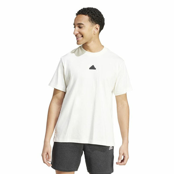 Herren Kurzarm-T-Shirt Adidas Brand Love Weiß