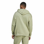 Herren Sweater mit Kapuze Adidas Brand Love French Terry Hoodie grün Hellgrün