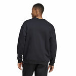 Herren Sweater ohne Kapuze Adidas Brand Love French Terry Schwarz