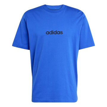 Herren Kurzarm-T-Shirt Adidas M LIN SJ T JE8995 Blau