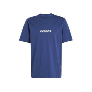 Herren Kurzarm-T-Shirt Adidas M LIN SJ T JE8999 Blau