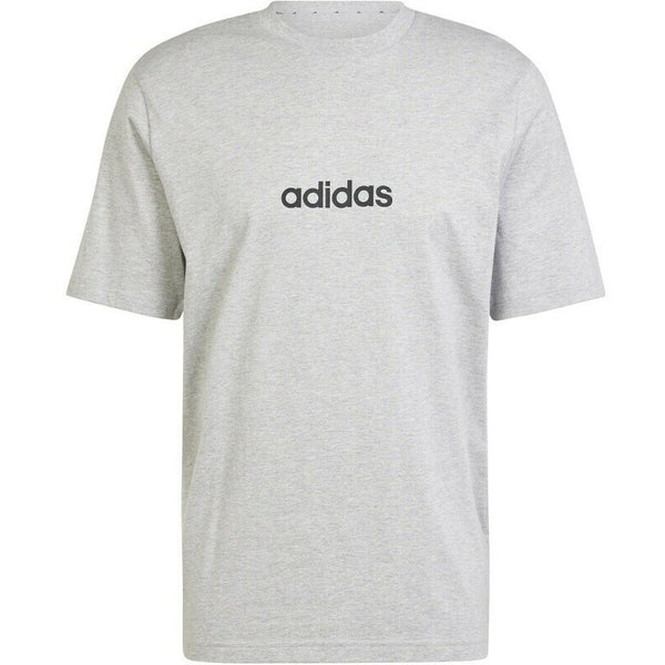 Herren Kurzarm-T-Shirt Adidas M LIN SJ T JE9002 Grau