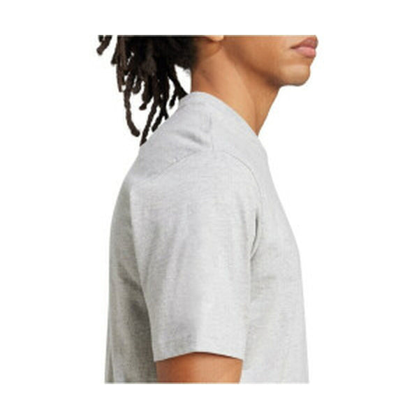 Herren Kurzarm-T-Shirt Adidas M LIN SJ T JE9002 Grau