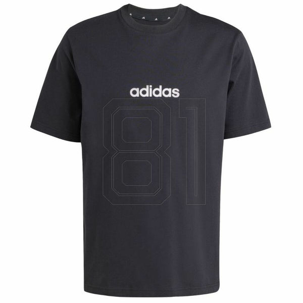 Herren Kurzarm-T-Shirt Adidas M LIN SJ T JE8993 Schwarz