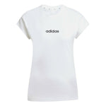 Damen Kurzarm-T-Shirt Adidas W LIN SJ T JC8239 Weiß