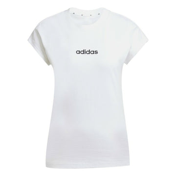 Damen Kurzarm-T-Shirt Adidas W LIN SJ T JC8239 Weiß