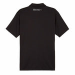 Kurzarm Poloshirt Puma Individual Padel Schwarz