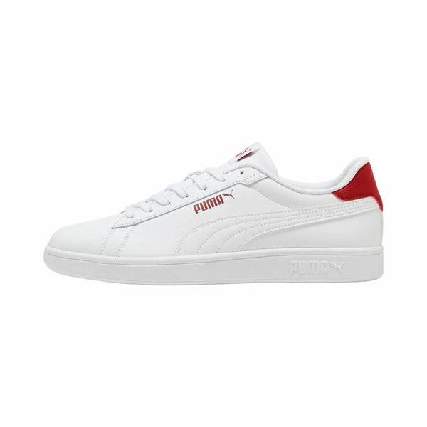Herren Sneaker Puma Smash 3.0 L Weiß Rot