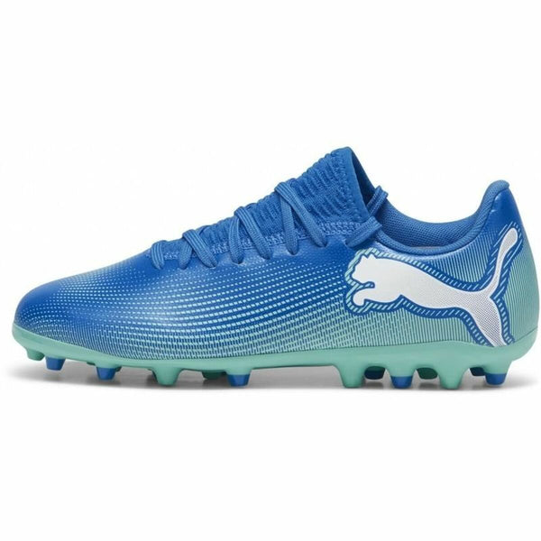 Fußballschuhe für Kinder Puma Future 7 Play Mg Blau