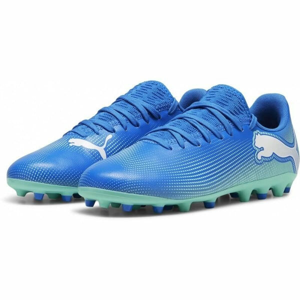Fußballschuhe für Kinder Puma Future 7 Play Mg Blau