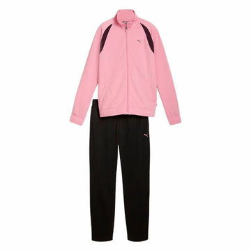 Damen-Trainingsanzug Puma Classic Tricot Suit Op Rosa 2 Stücke