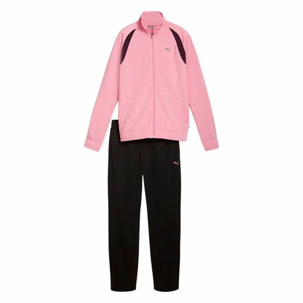 Damen-Trainingsanzug Puma Classic Tricot Suit Op Rosa 2 Stücke