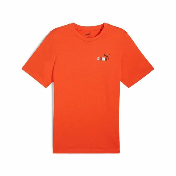 Herren Kurzarm-T-Shirt Puma Graphics Puma Sports Club Orange