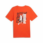 Herren Kurzarm-T-Shirt Puma Graphics Puma Sports Club Orange