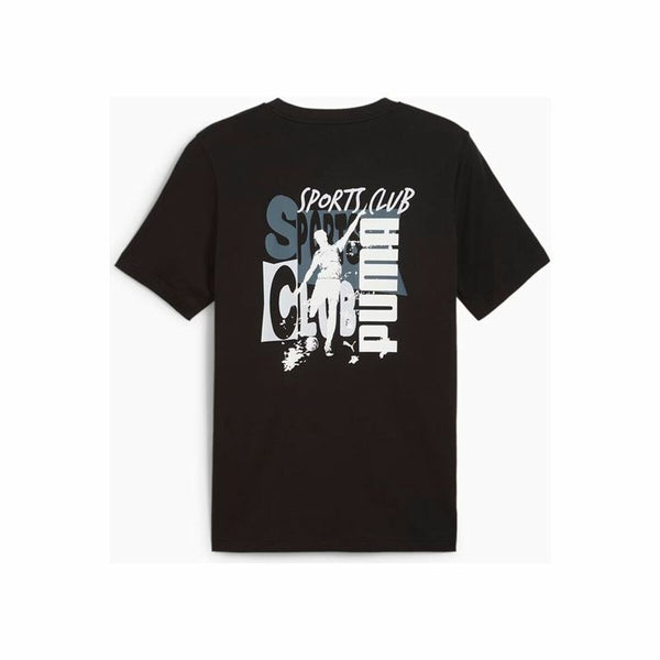 Herren Kurzarm-T-Shirt Puma Graphics Puma Sports Club Schwarz