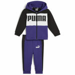 Kinder-Trainingsanzug Puma Minicats Colorblock Jogger Lila