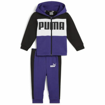 Kinder-Trainingsanzug Puma Minicats Colorblock Jogger Lila