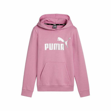 Sweatshirt mit Kapuze für Mädchen Puma Essentials + Logo Fl G