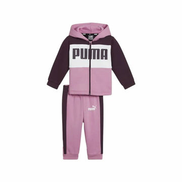 Kinder-Trainingsanzug Puma Minicats Colorblock Lila