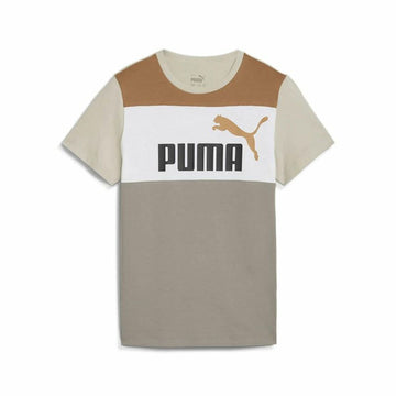 Kurzarm-T-Shirt für Kinder Puma Ess Block