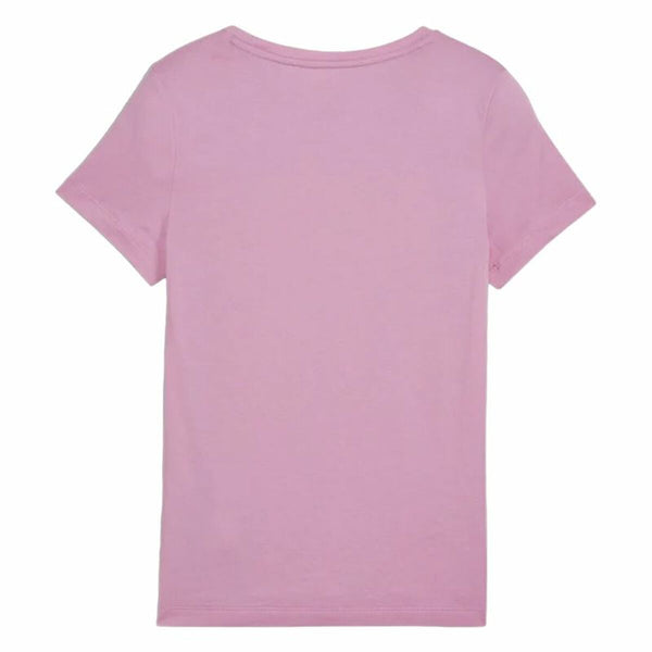 Kurzarm-T-Shirt für Kinder Puma Essentials+ Script Metallic G