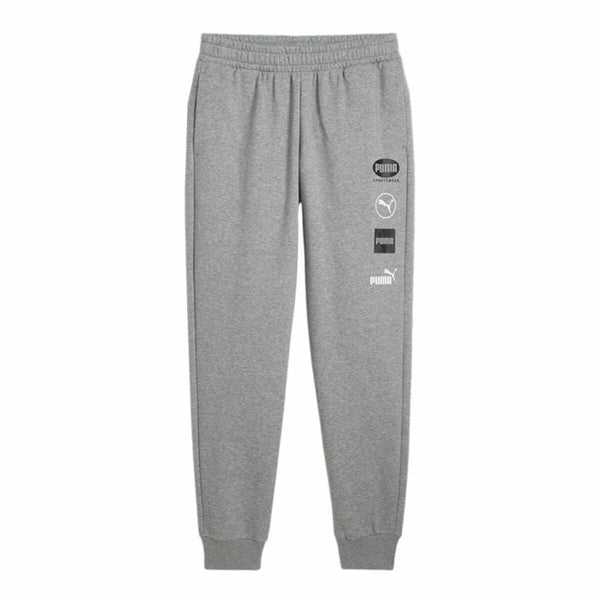 Trainingshose für Erwachsene Puma Power Graphic Sweatpants Grau Herren