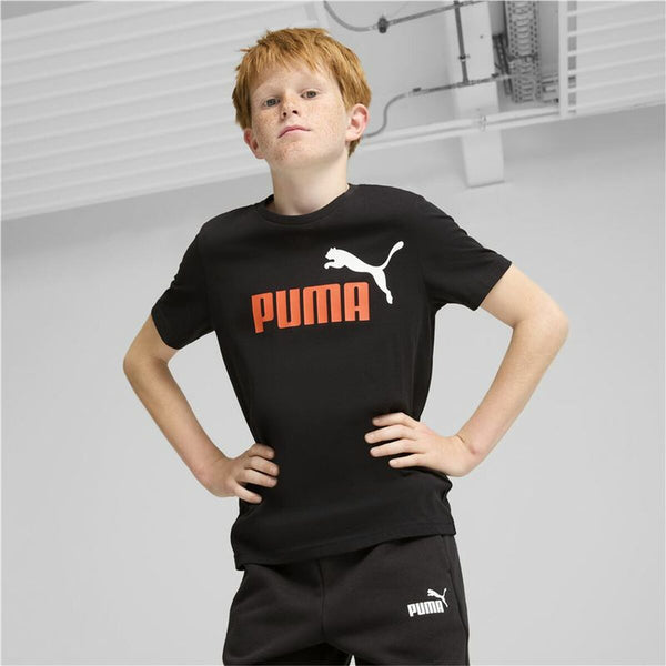 Kurzarm-T-Shirt für Kinder Puma Essentials+ 2 Col Logo